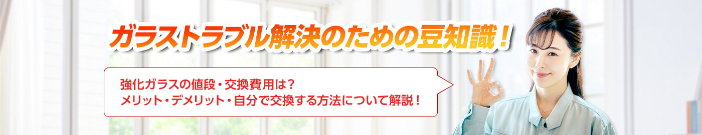 ガラスのトラブルならスマイルレスキューにお任せ下さい！・最短10分で駆け付け・作業時間最短5分・お客様満足度No.1・まずは無料の電話相談をご利用ください！