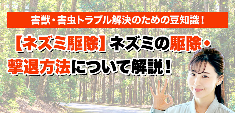 害獣・害鳥・害虫のトラブルならスマイルレスキューにお任せ下さい！・最短10分で駆け付け・作業時間最短5分・お客様満足度No.1・まずは無料の電話相談をご利用ください！